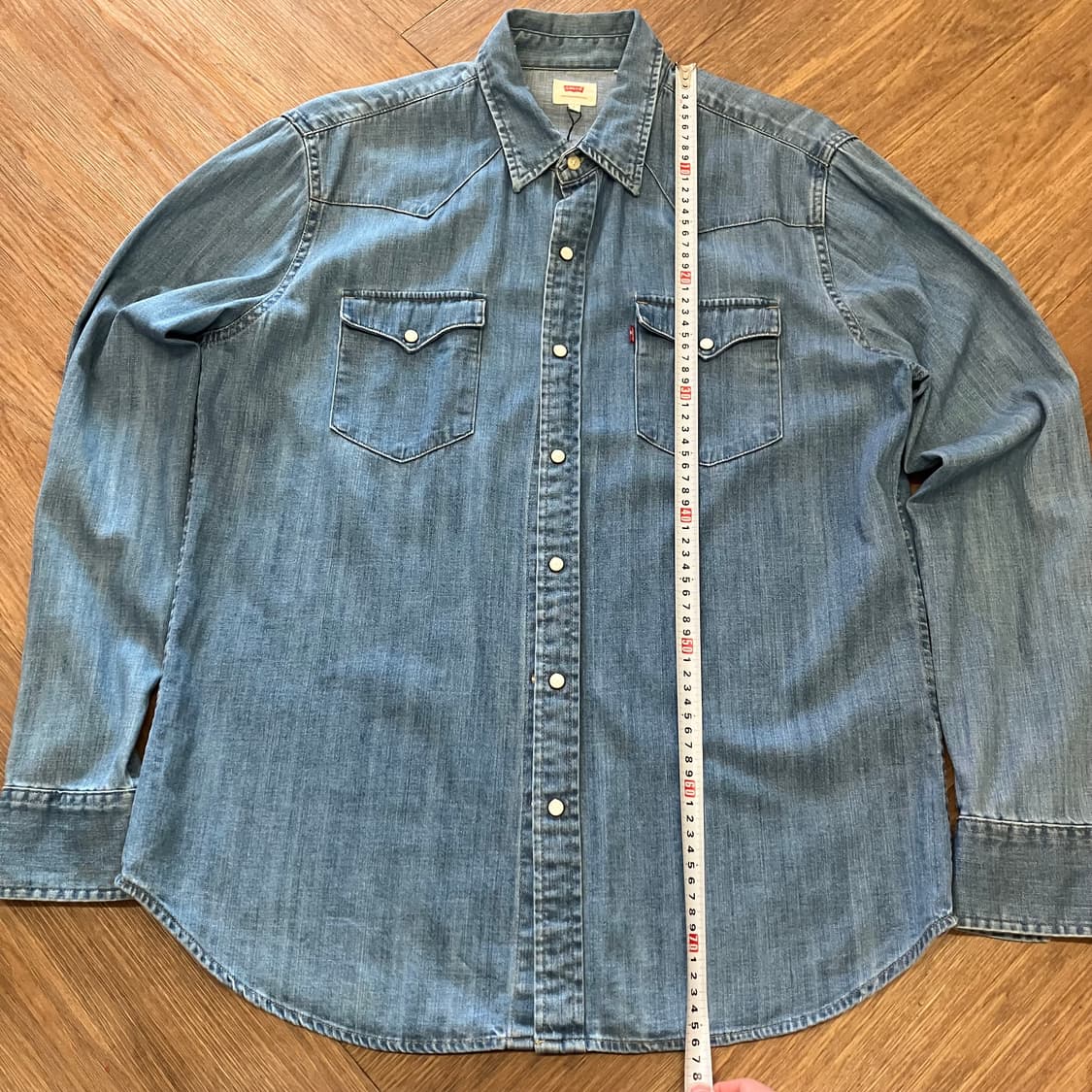 N108 리바이스 웨스턴 데님 셔츠 상품이미지5