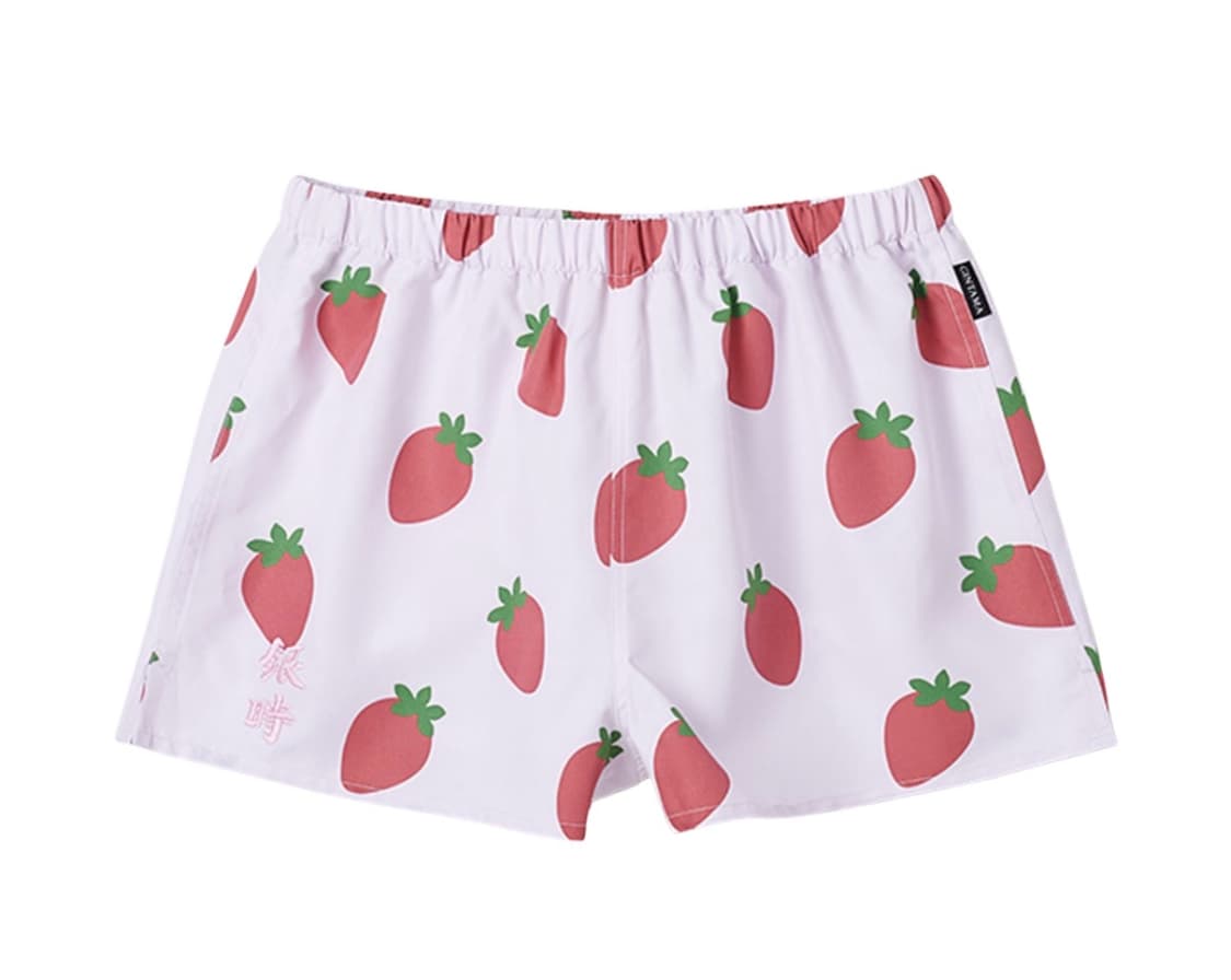 [새상품] 스파오 은혼 딸기 하프 팬츠 파자마 M 상품이미지2