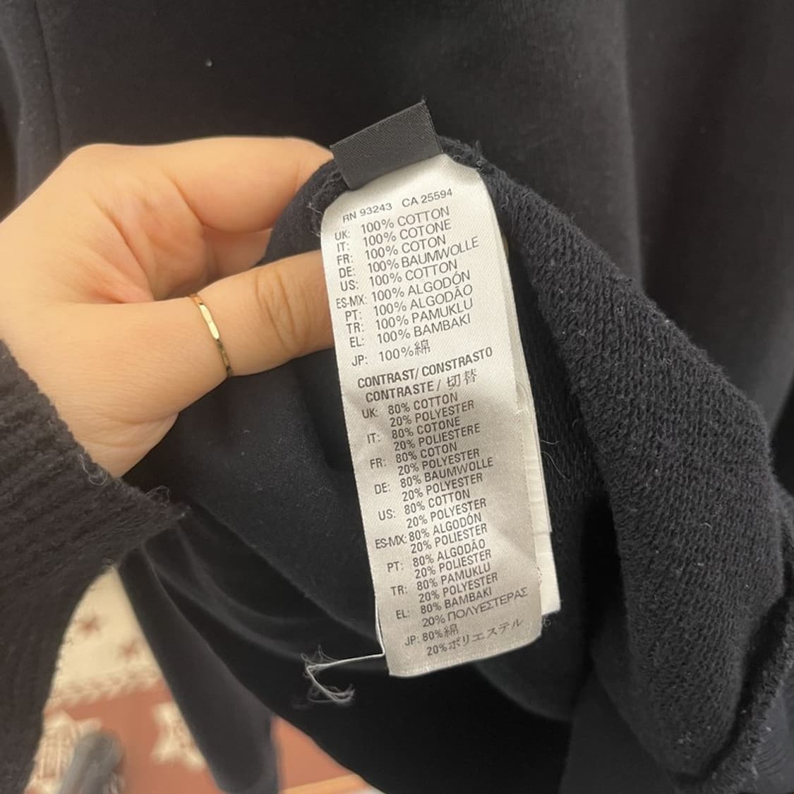 디젤 올드스쿨 스트릿 펑크 지퍼 디테일 맨투맨 L C09913 상품이미지6