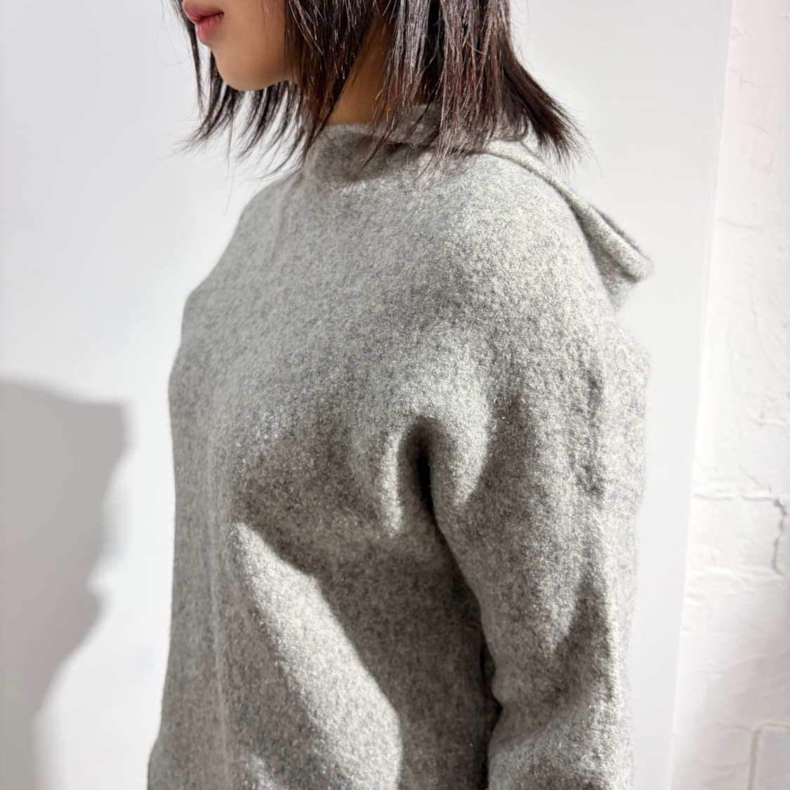 T by Alexander Wang 프린지 후드티 니트 상품이미지3