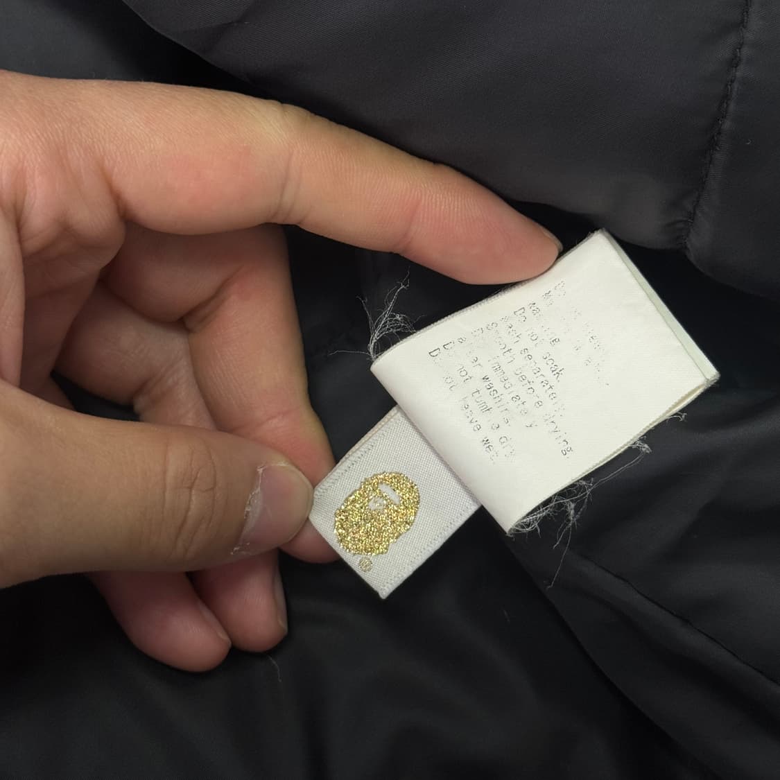 베이프 에이프 카모 ma-1 자켓 L 상품이미지8