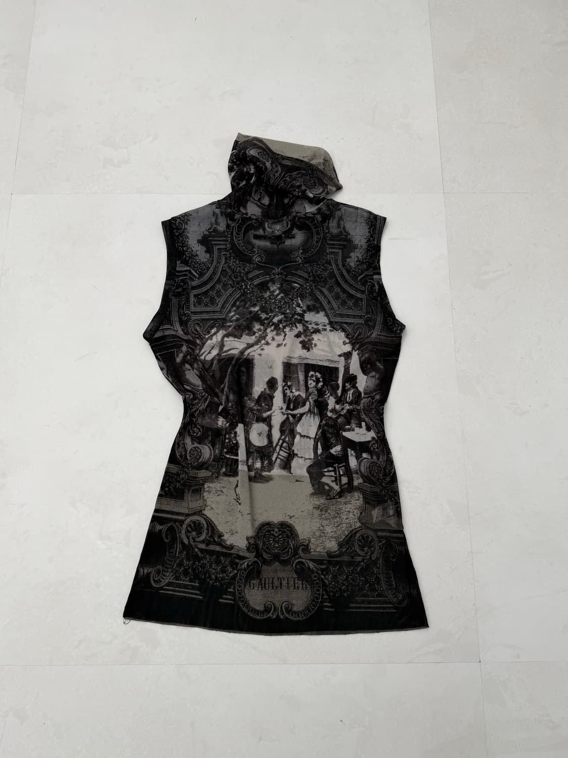 Jean Paul Gaultier 메쉬 블랙 탑  상품이미지9