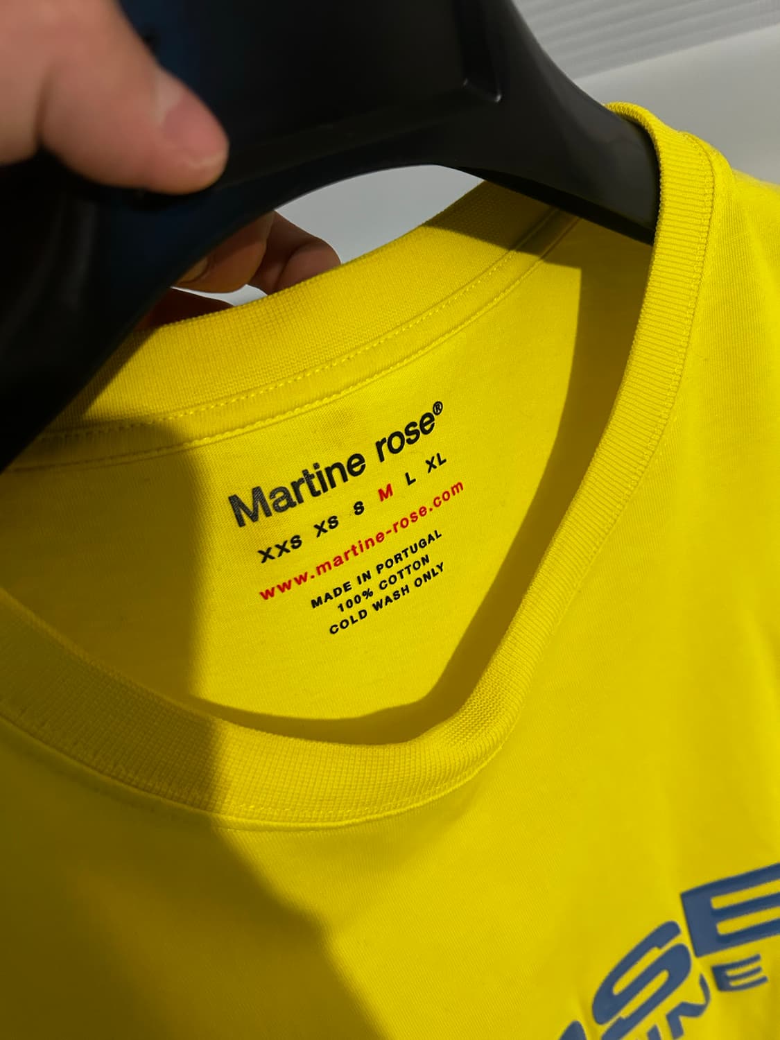 마틴로즈 옐로우 클래식 티셔츠 M 상품이미지3