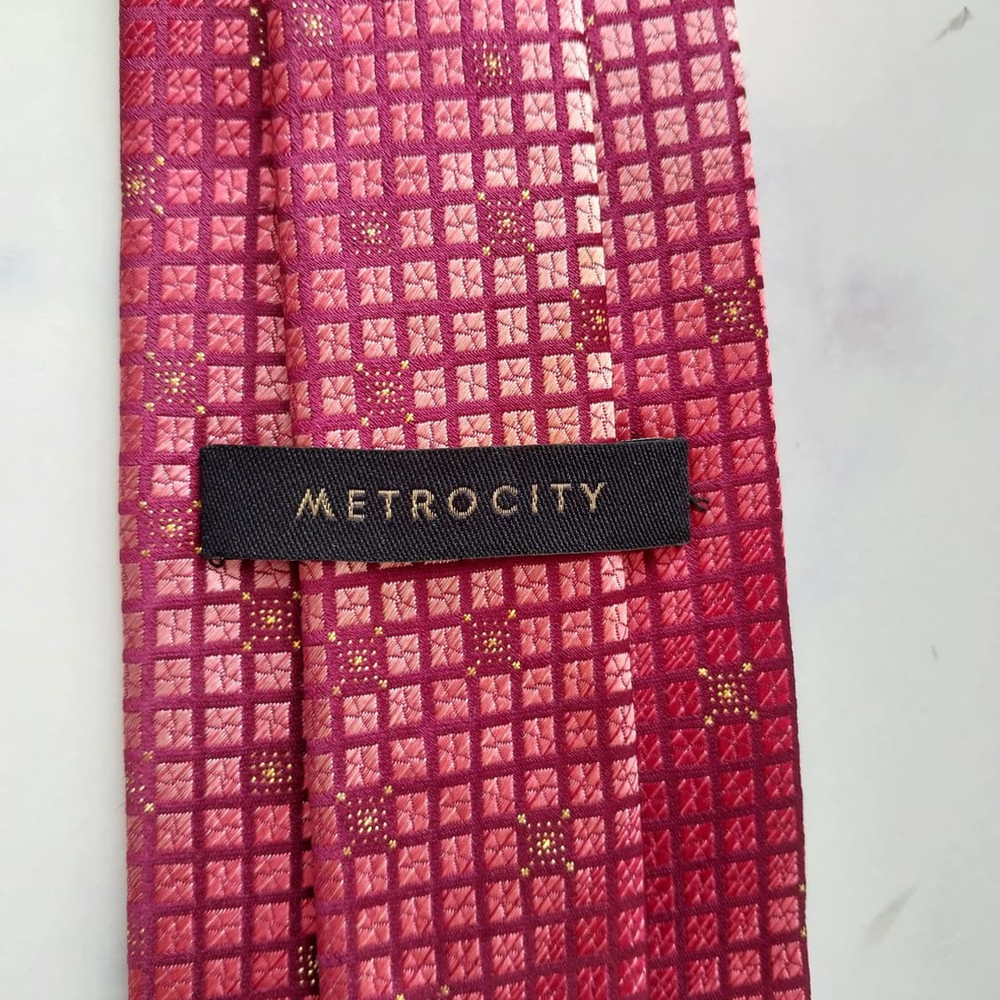 메트로시티 실크 와인 믹스 패턴 넥타이 8.6cm A+등급 K2328 상품이미지9