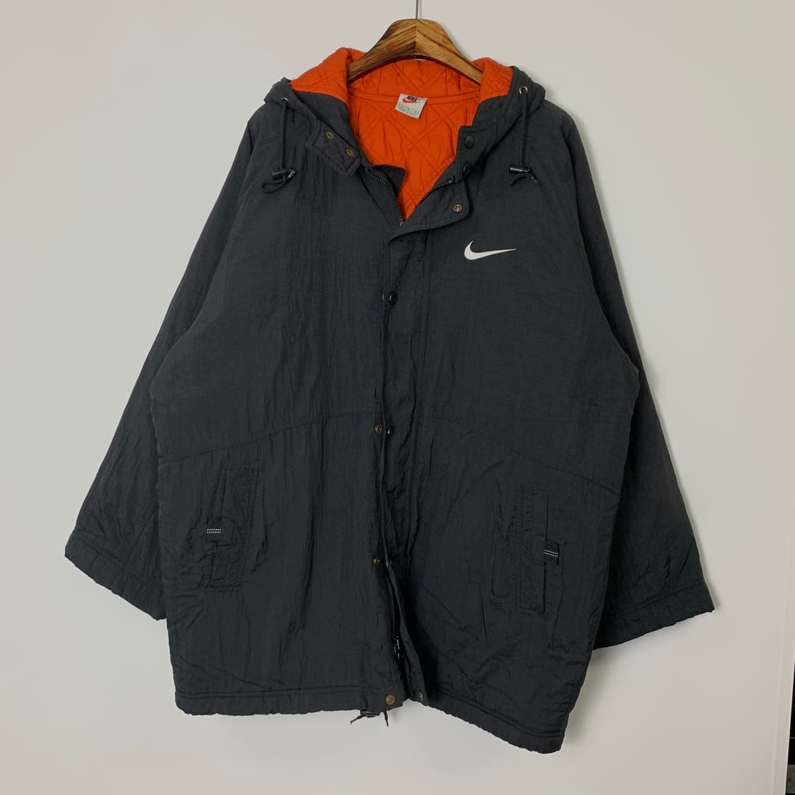 나이키 00s 빅로고 올드스쿨 바람막이 점퍼 돕바 상품이미지3