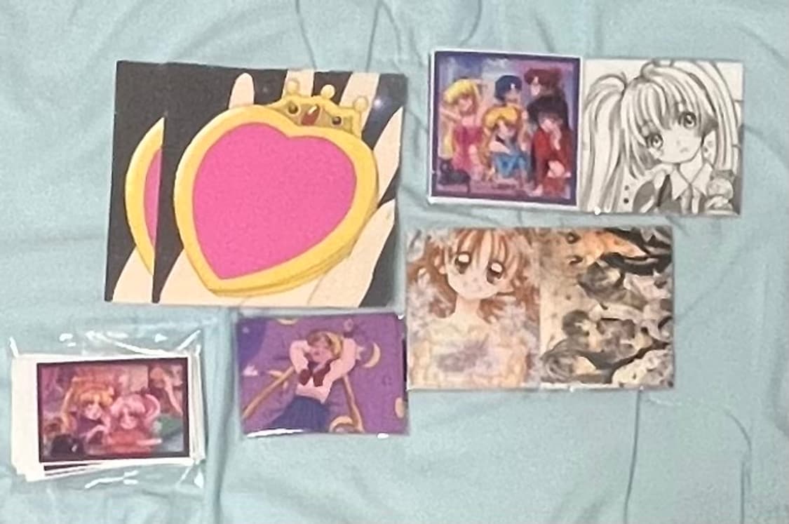 세일러문+신의 괴도잔느)스티커+메모지 세트 상품이미지1