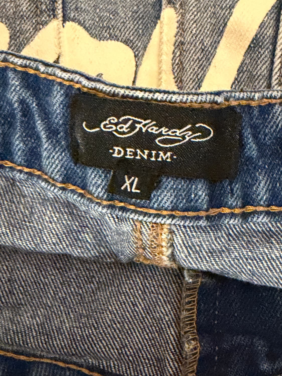 에드하디 ed hardy 데님 스커트 청치마 상품이미지8