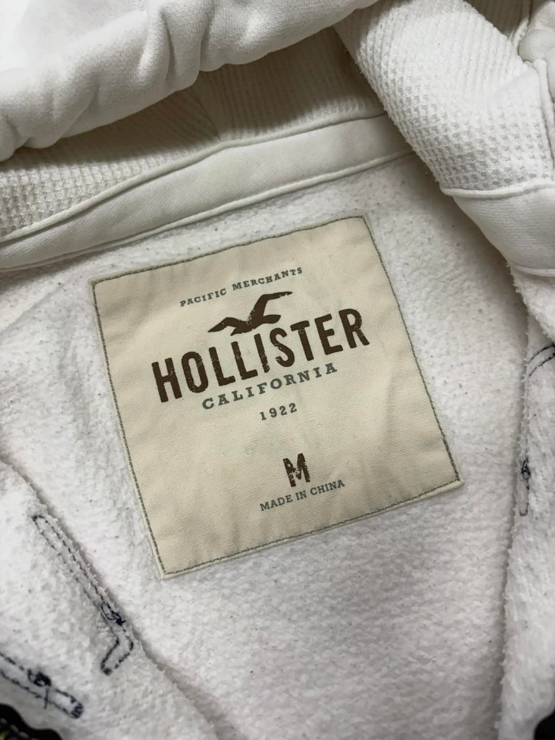 홀리스터 y2k 대장급 화이트 러블리힙 스웻 후드집업 희귀져지(M) 상품이미지4