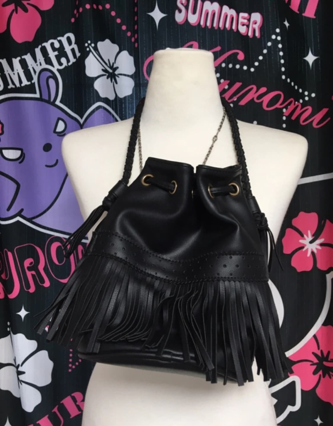 새상품 프린지 장식 가방 상품이미지2