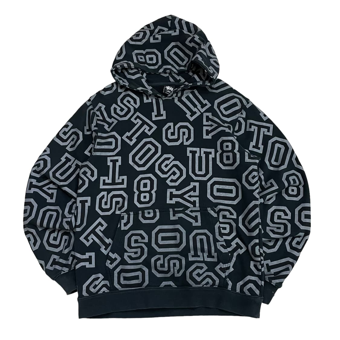 (L) 스투시 멀티로고 후드티 상품이미지1