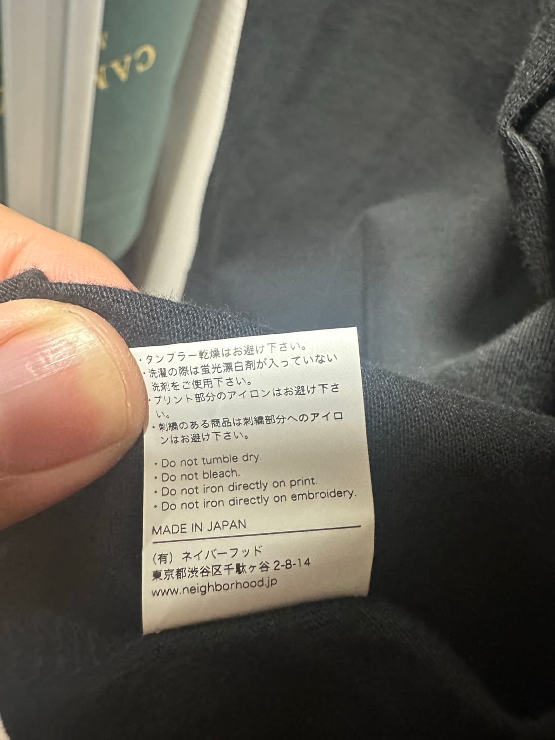 L 네이버후드 반팔티셔츠 블랙  상품이미지6