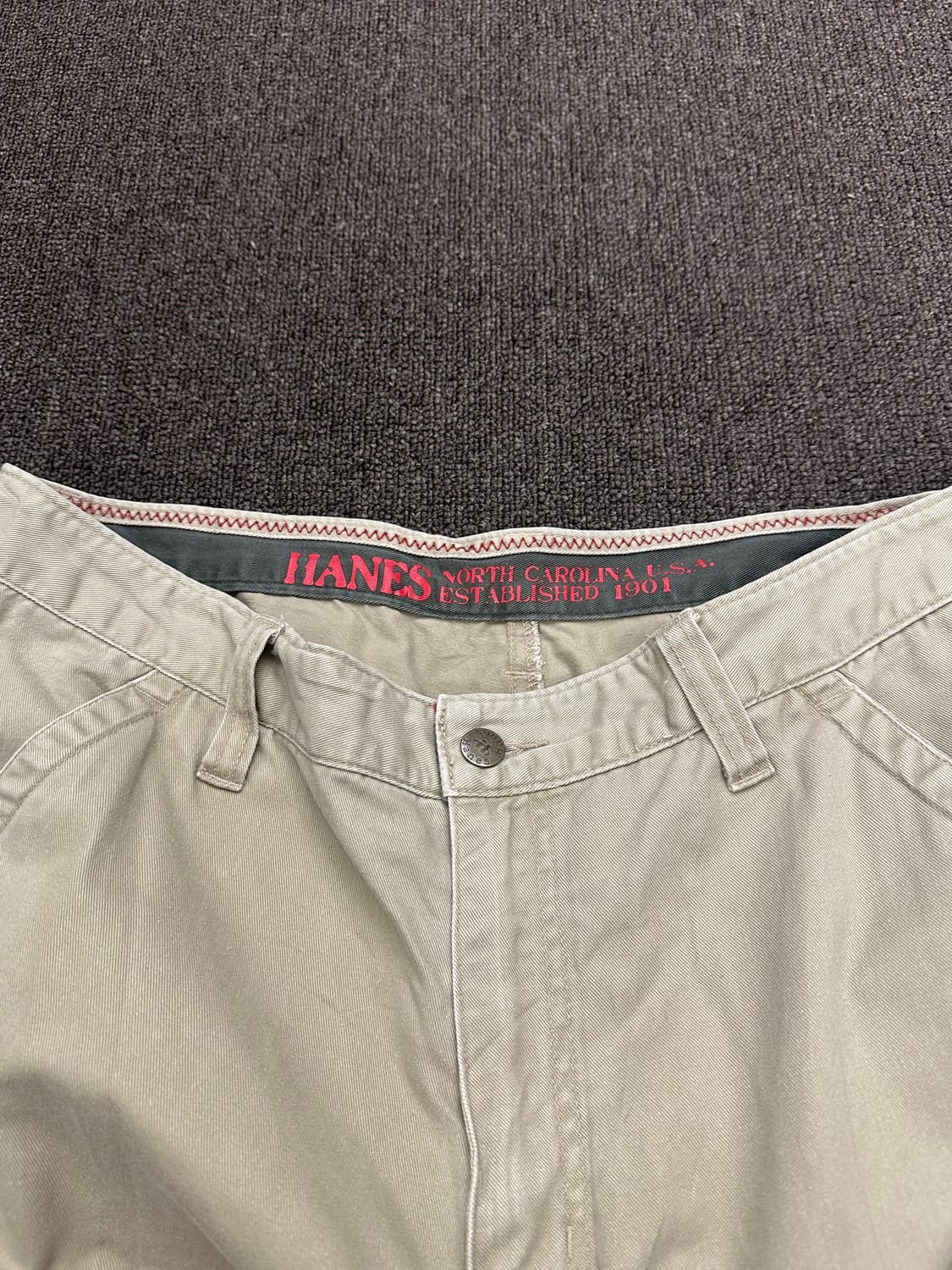  OS)Hanes 빈티지 베이지 카고팬츠 상품이미지6