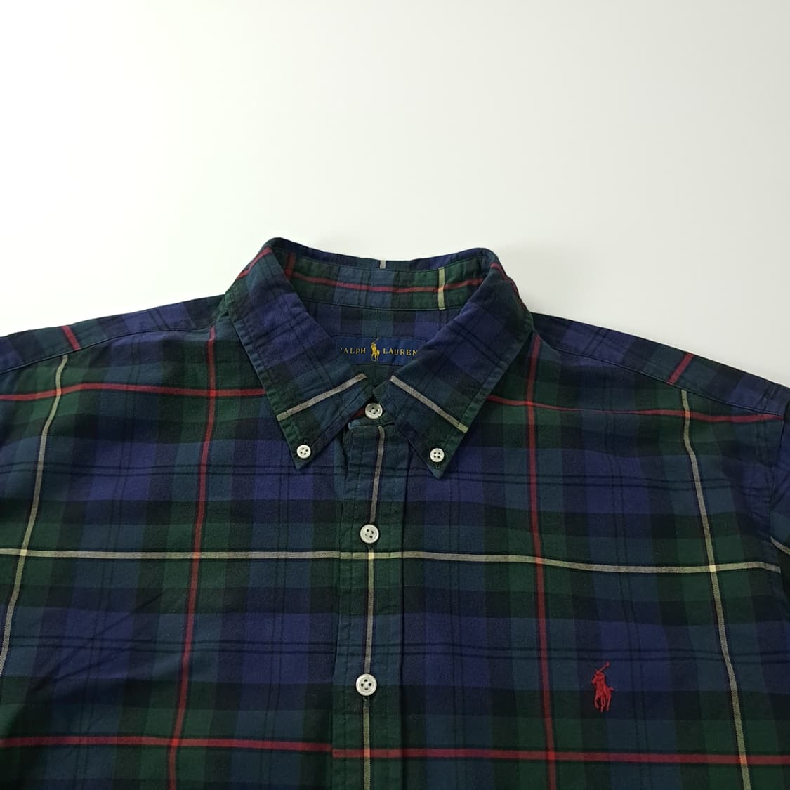 CK574 2XL 폴로 90s 클래식 타탄체크 셔츠 남방 상품이미지2