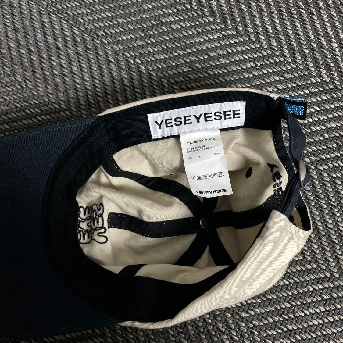 예스아이씨 빅로고 배색 볼캡y 3167 상품이미지4