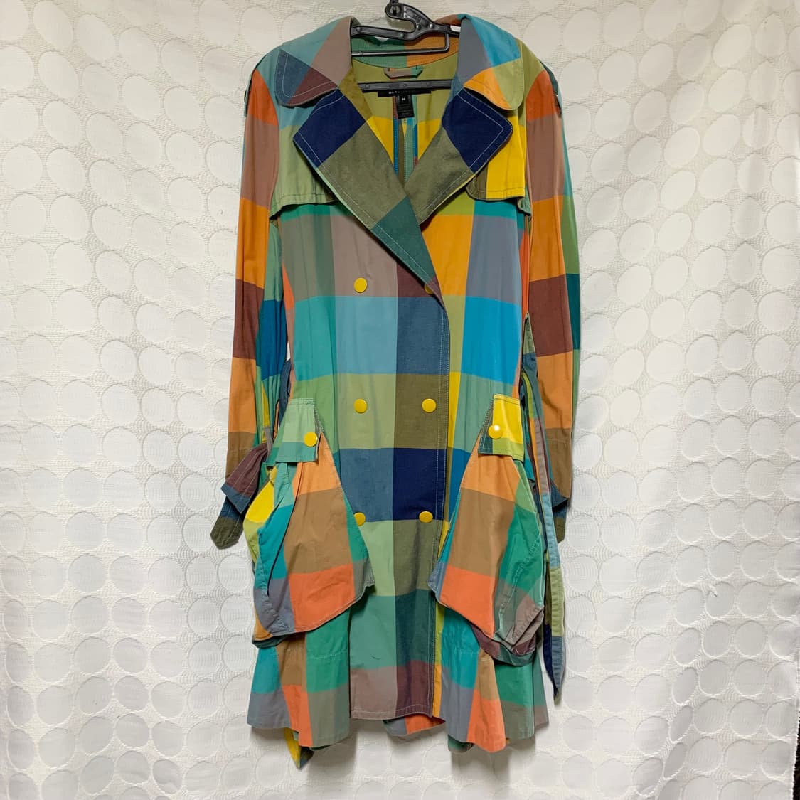 MARC JACOBS 빅 포켓 컬러 포인트 트렌치코트 상품이미지4