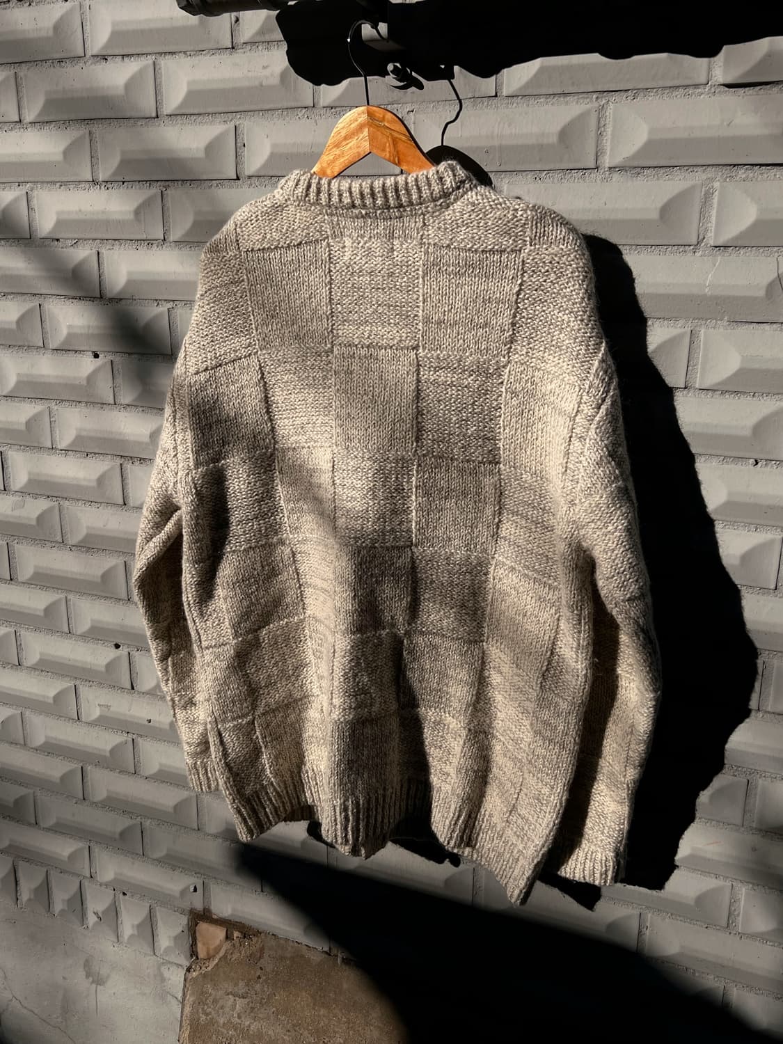 Number (N)ine Wool Plaid Knit Cardigan 상품이미지2