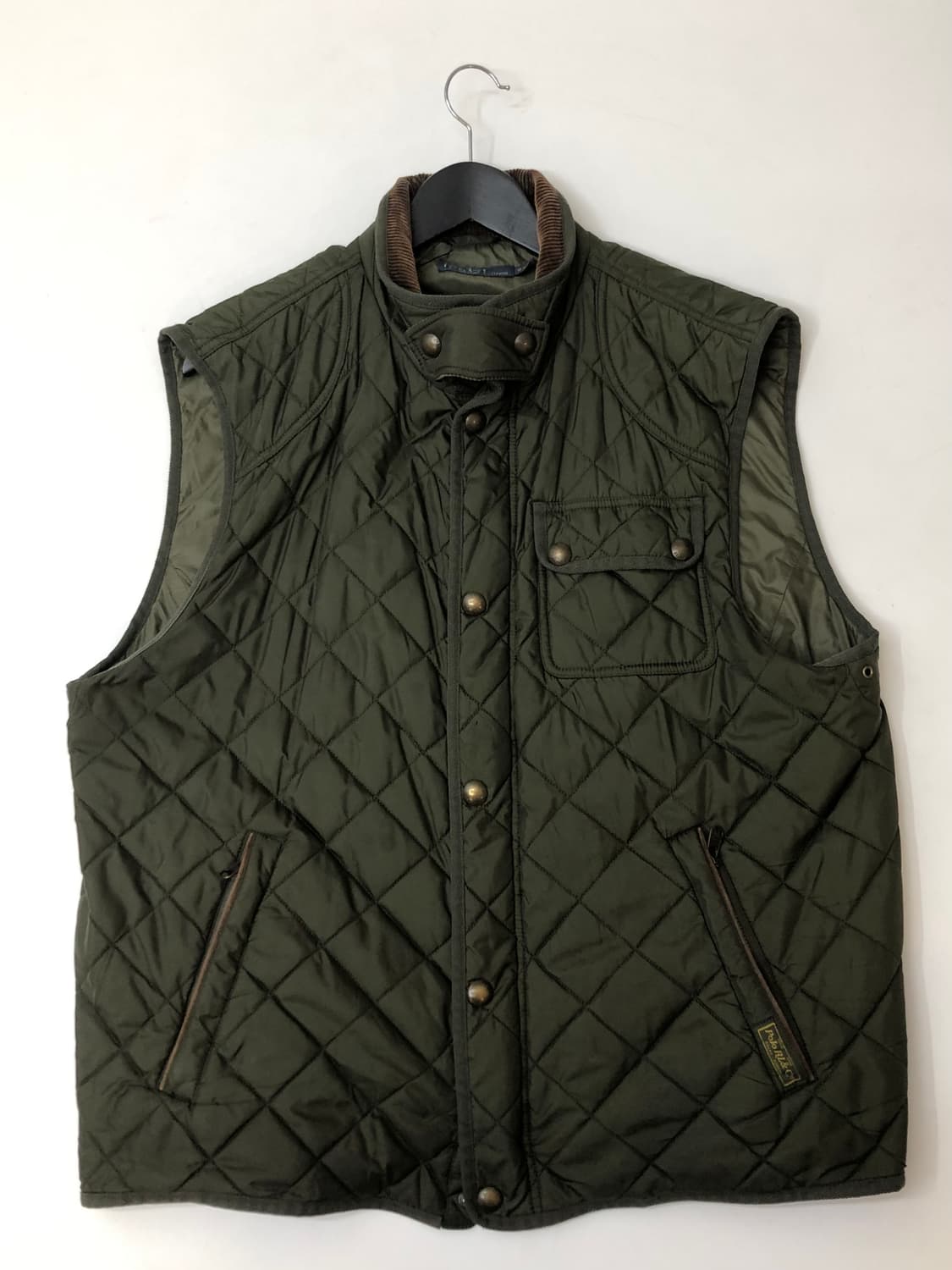 Polo 폴로 랄프로렌 올리브그린 퀄티드 베스트 상품이미지2