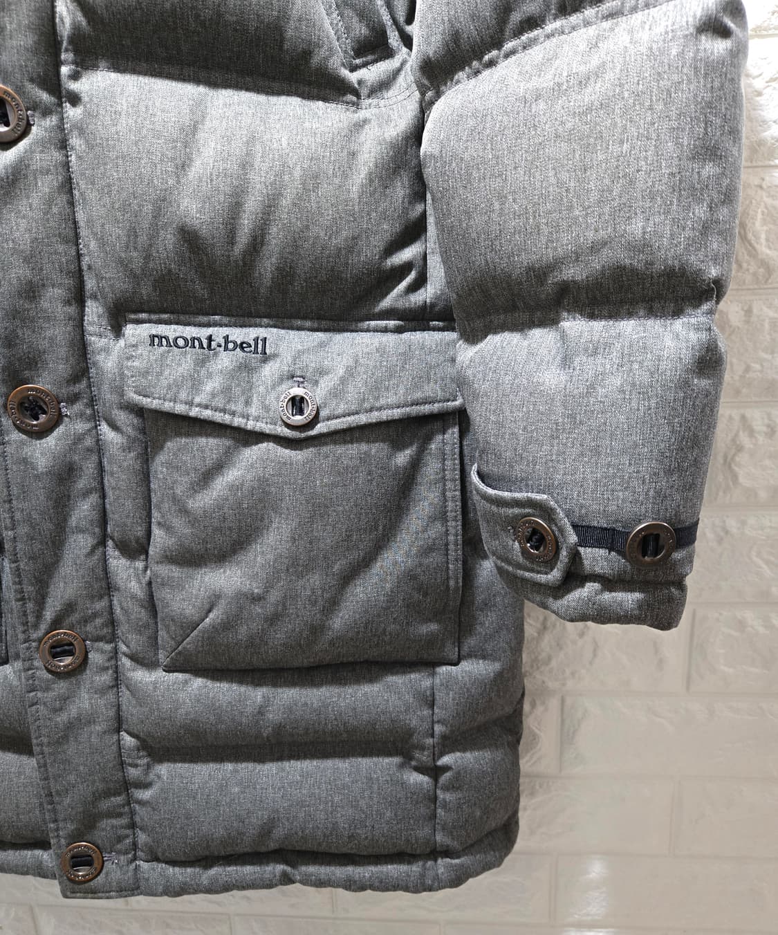 몽벨 EX800 구스다운 롱패딩 점퍼 105 상품이미지8