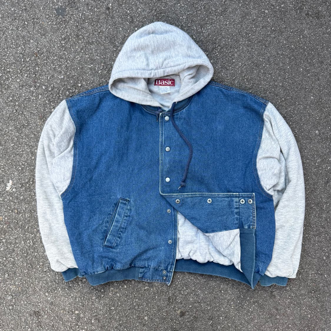 베이스볼 후드 자켓 상품이미지1