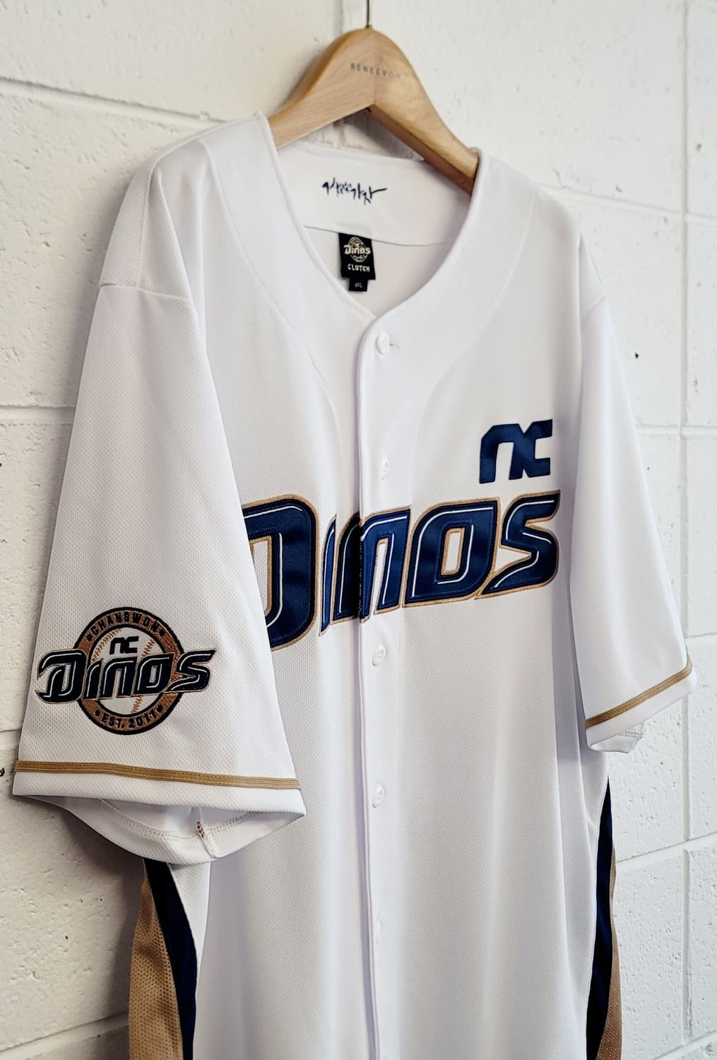 [120.4XL.빅사이즈] NC다이노스 홈 져지(유니폼) 판매 상품이미지5