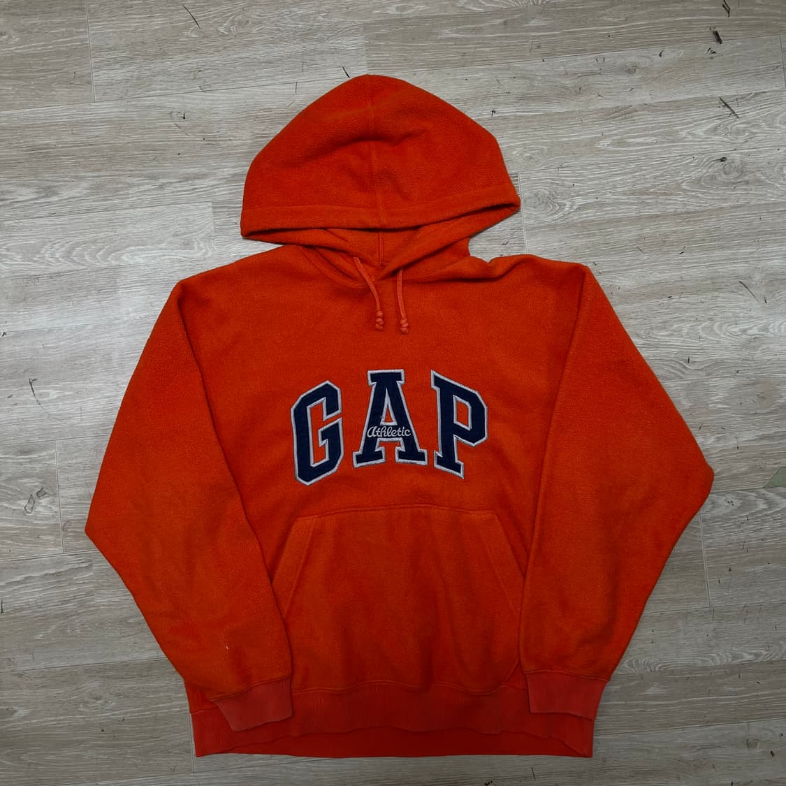 갭 GAP 빅로고 후리스 플리스 후드 티셔츠 [오렌지] S/90 상품이미지1