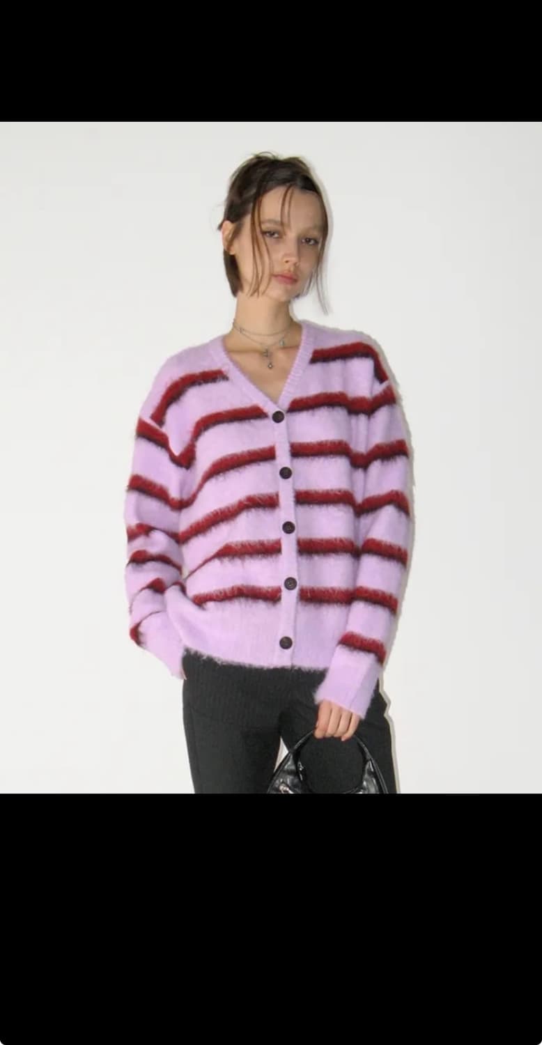 썬번프로젝트 헤어리 가디건 새상품 상품이미지1