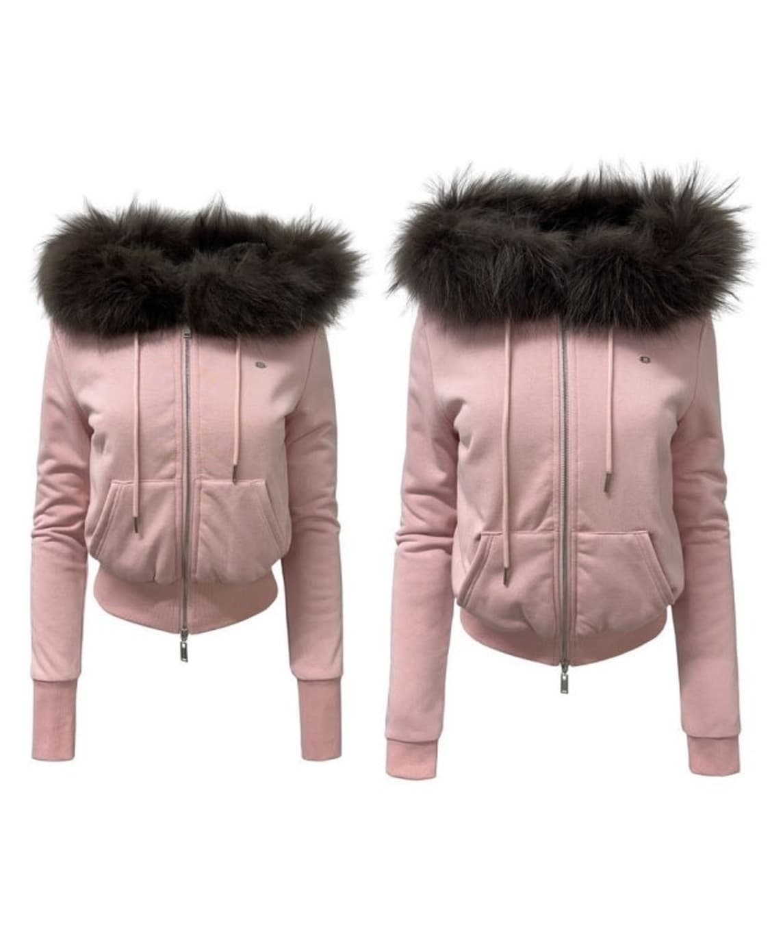 페일제이드 울프죠 퍼후드집업 핑크 1사이즈 상품이미지1