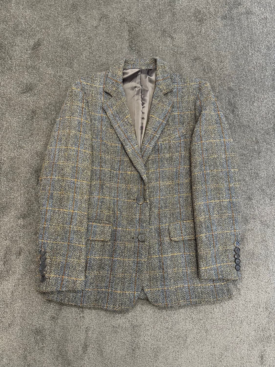 킨더살몬 해리스트위드 트위드 자켓 M 상품이미지2