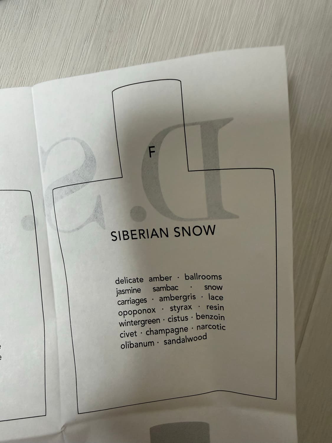 디에스앤더가 시베리안 스노우 50ml 새상품 상품이미지5