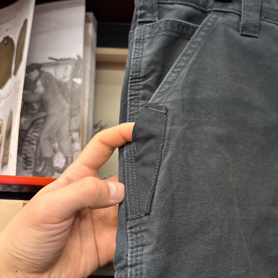 칼하트 썬페이딩 빅포켓 덕캔버스 워크 하프팬츠 N1498 상품이미지6