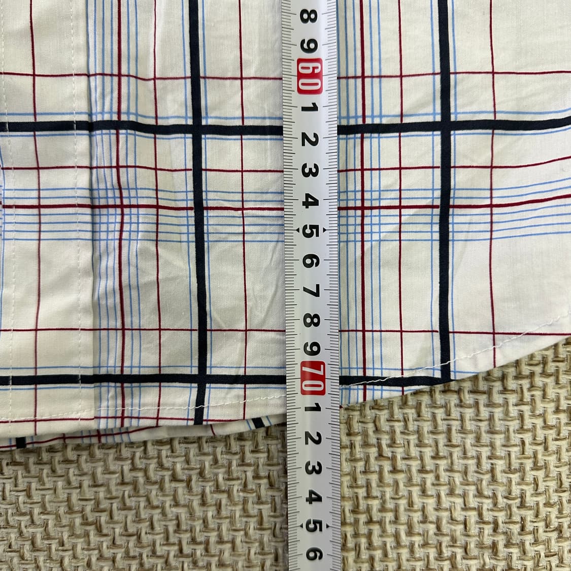 XL 체크 남성용 긴팔 셔츠 0326D 상품이미지6