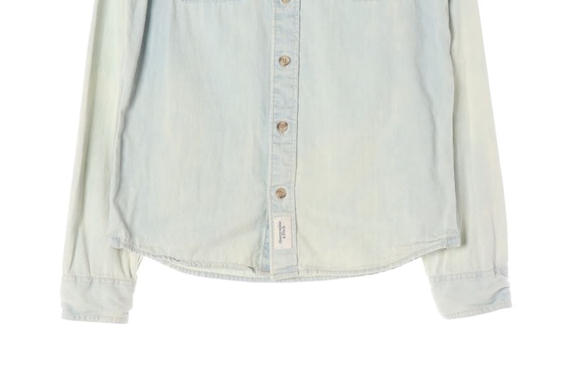 아베크롬비 빈티지 데님 셔츠 L 상품이미지4