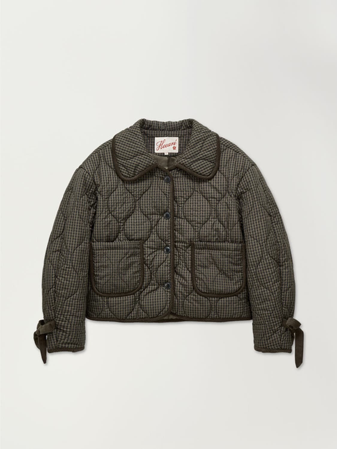 아멜리 퀼팅 푸퍼 자켓_브라운 상품이미지3