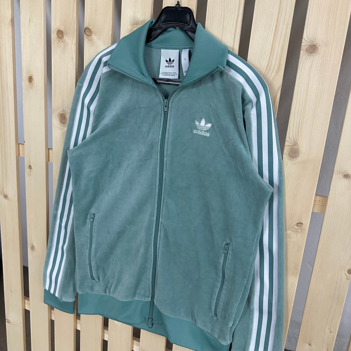 (S) 아디다스 민트 코지 벨루어 트랙탑 벳벳 져지 상품이미지2