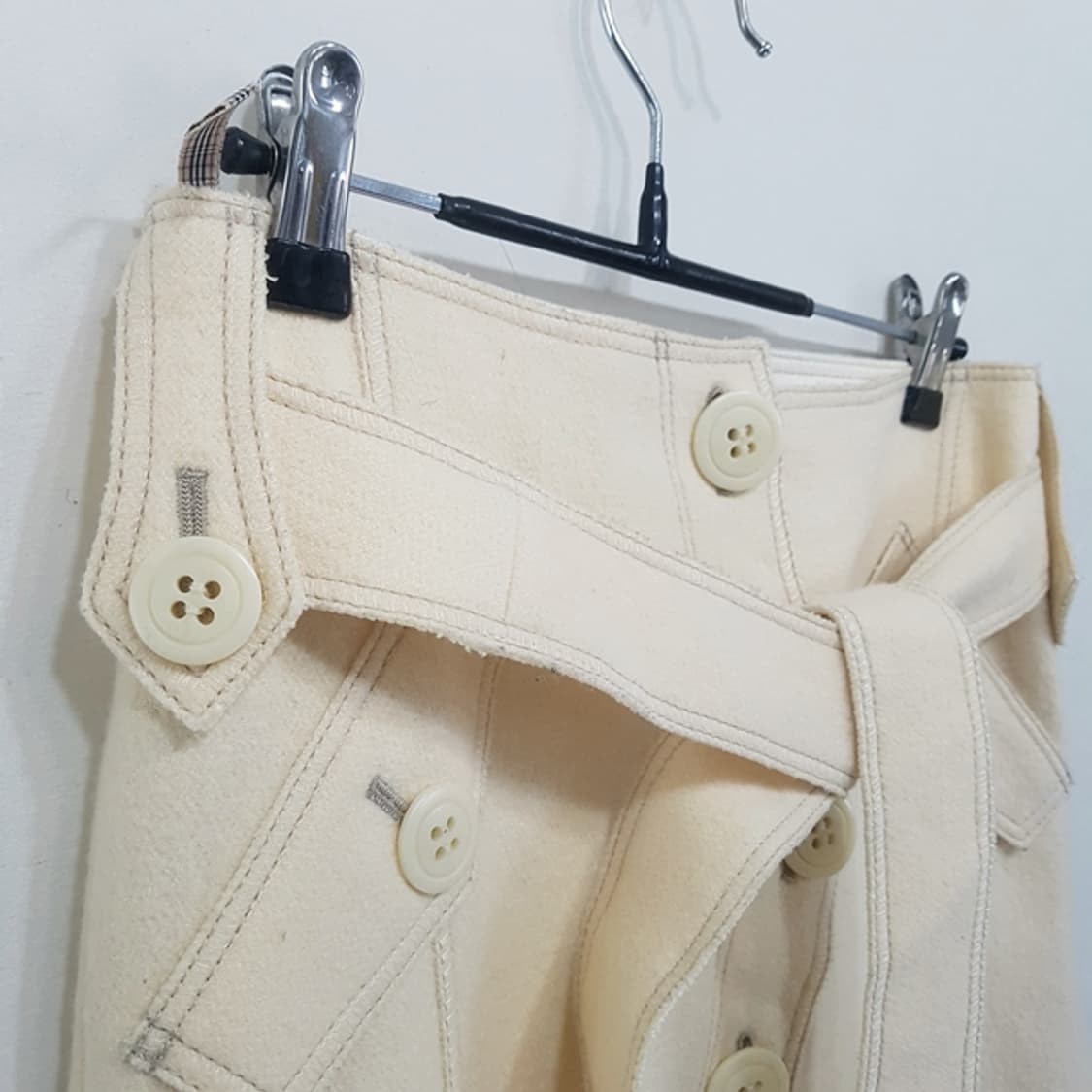 Burberry 버버리 블루라벨 울 스커트 아이보리 상품이미지2