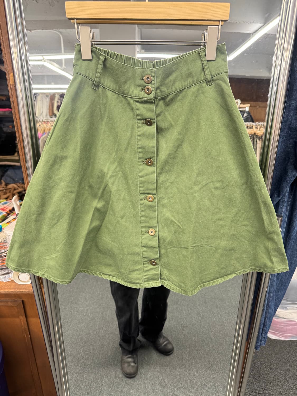 japanese vintage 버튼 치마 상품이미지1