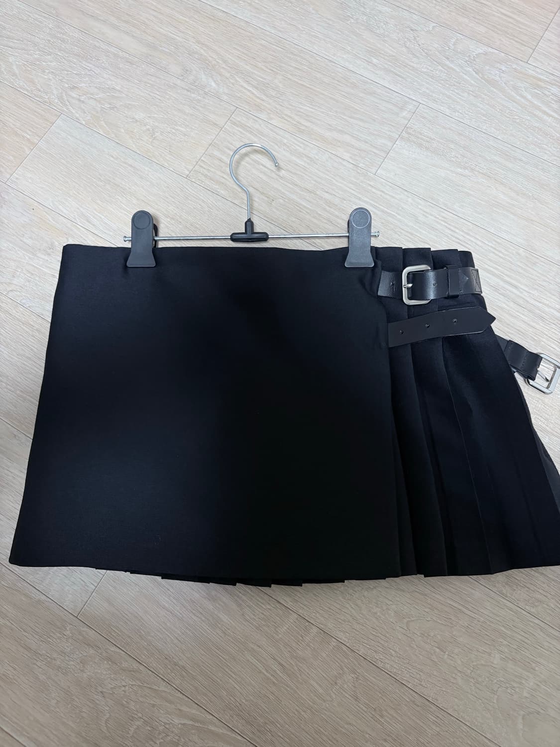 프레클 울실크 미니warp 스커트  상품이미지2