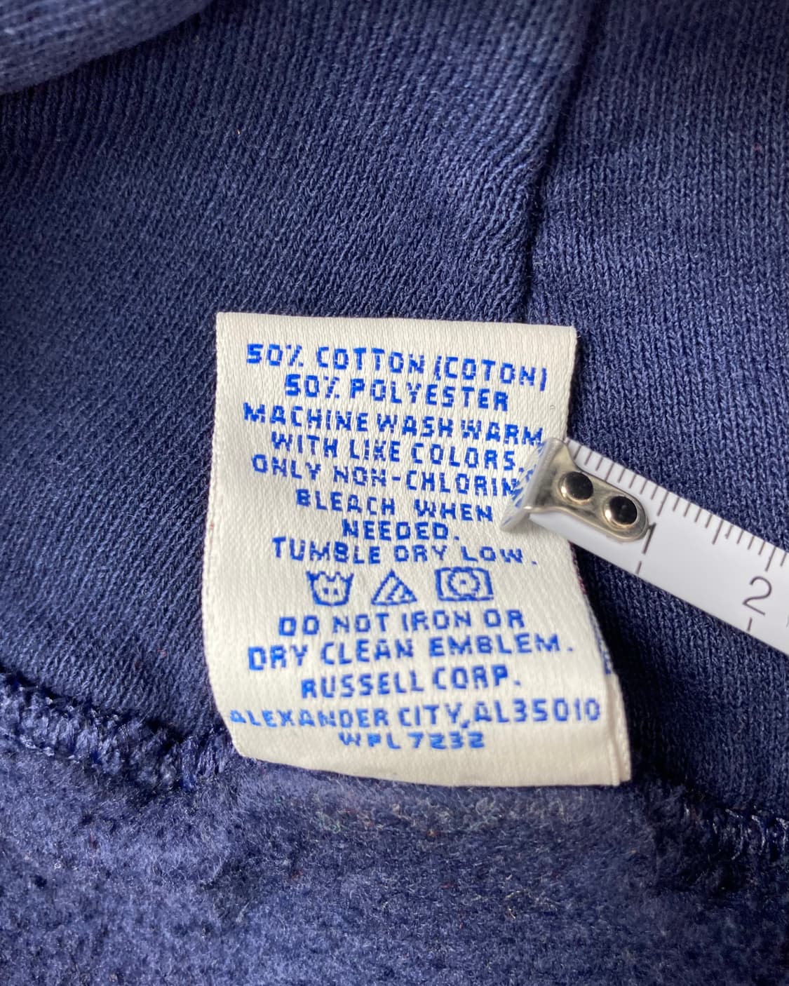 90s Russell Hoodie (navy) 상품이미지4