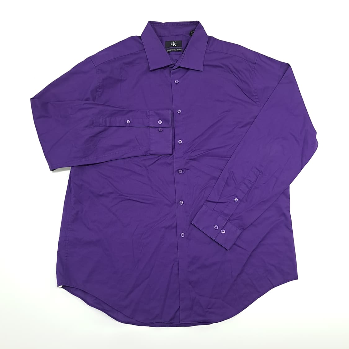 CN778 XL 캘빈클라인 CK 퍼플 긴팔 셔츠 남방 상품이미지2
