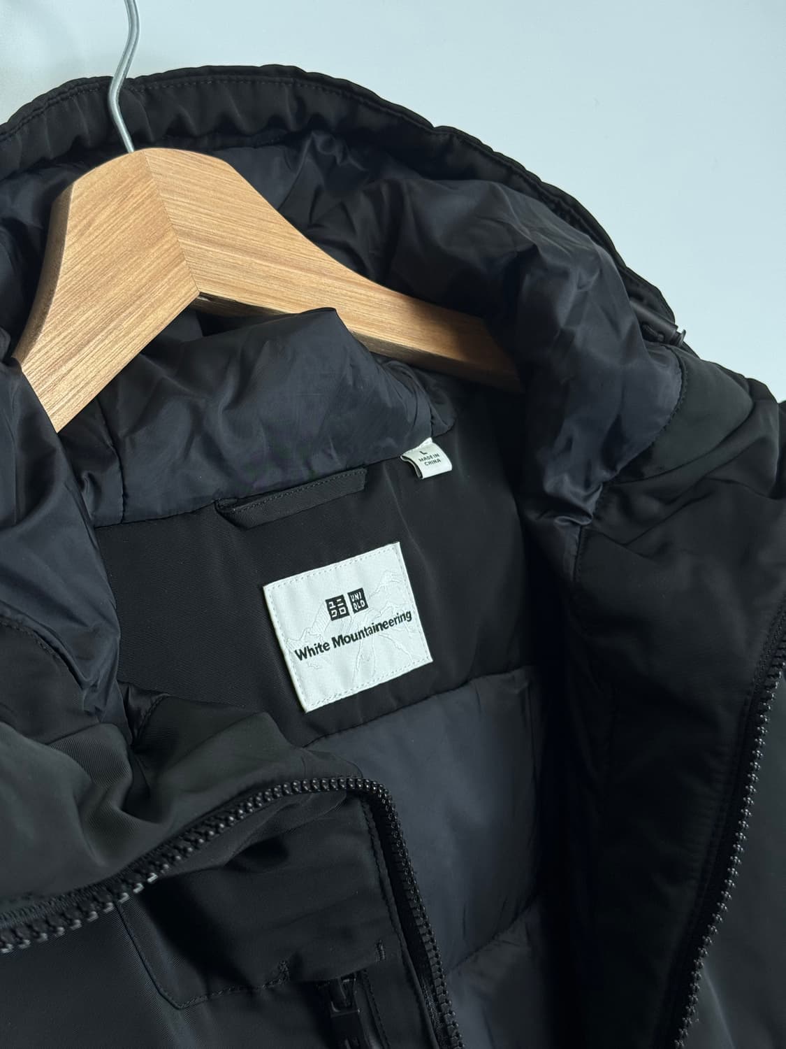 유니클로 X 화이트마운티니어링 하이브리드 다운 파카 패딩 블랙 L 상품이미지4