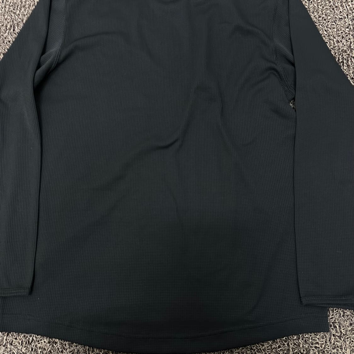 노스페이스 하프넥 반집업 기능성 티셔츠 블랙 S 상품이미지7