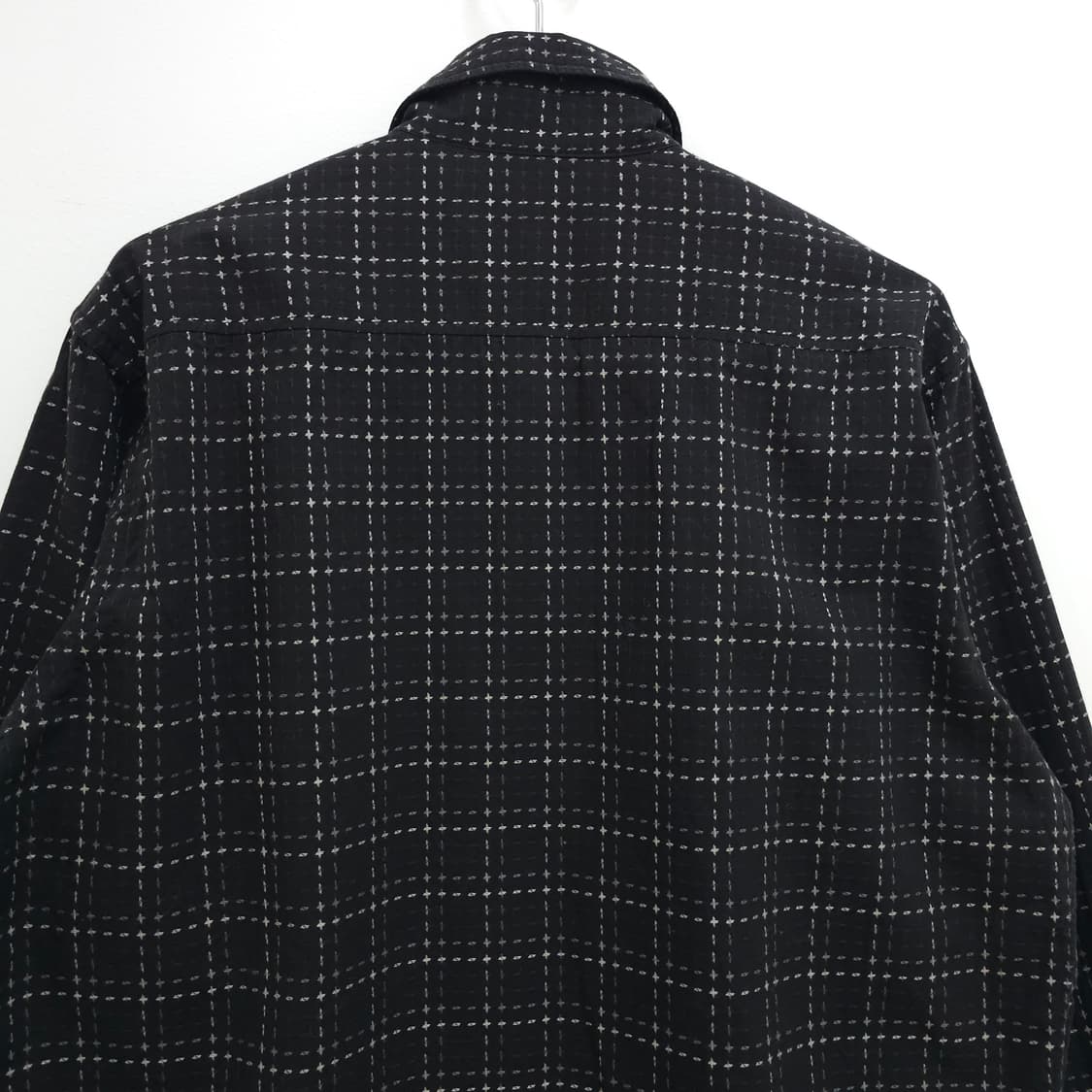 TAKEO KIKUCHI 블랙 플란넬 체크셔츠 상품이미지8