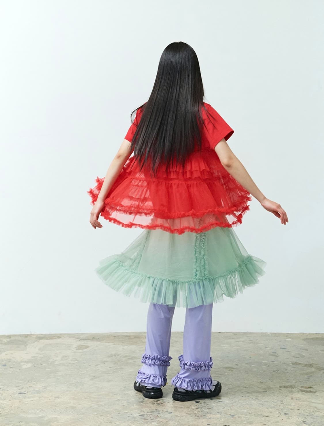 생긴스튜디오 민트 스커트 상품이미지2