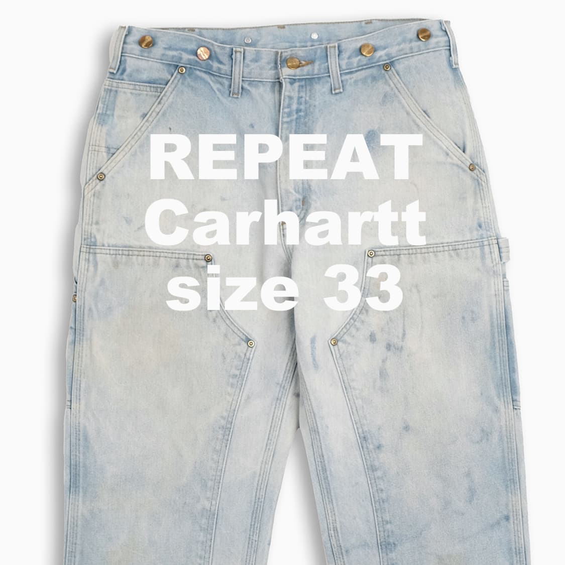 빈티지 칼하트 더블니 B05 청바지 33 인치 CH0053401 상품이미지1