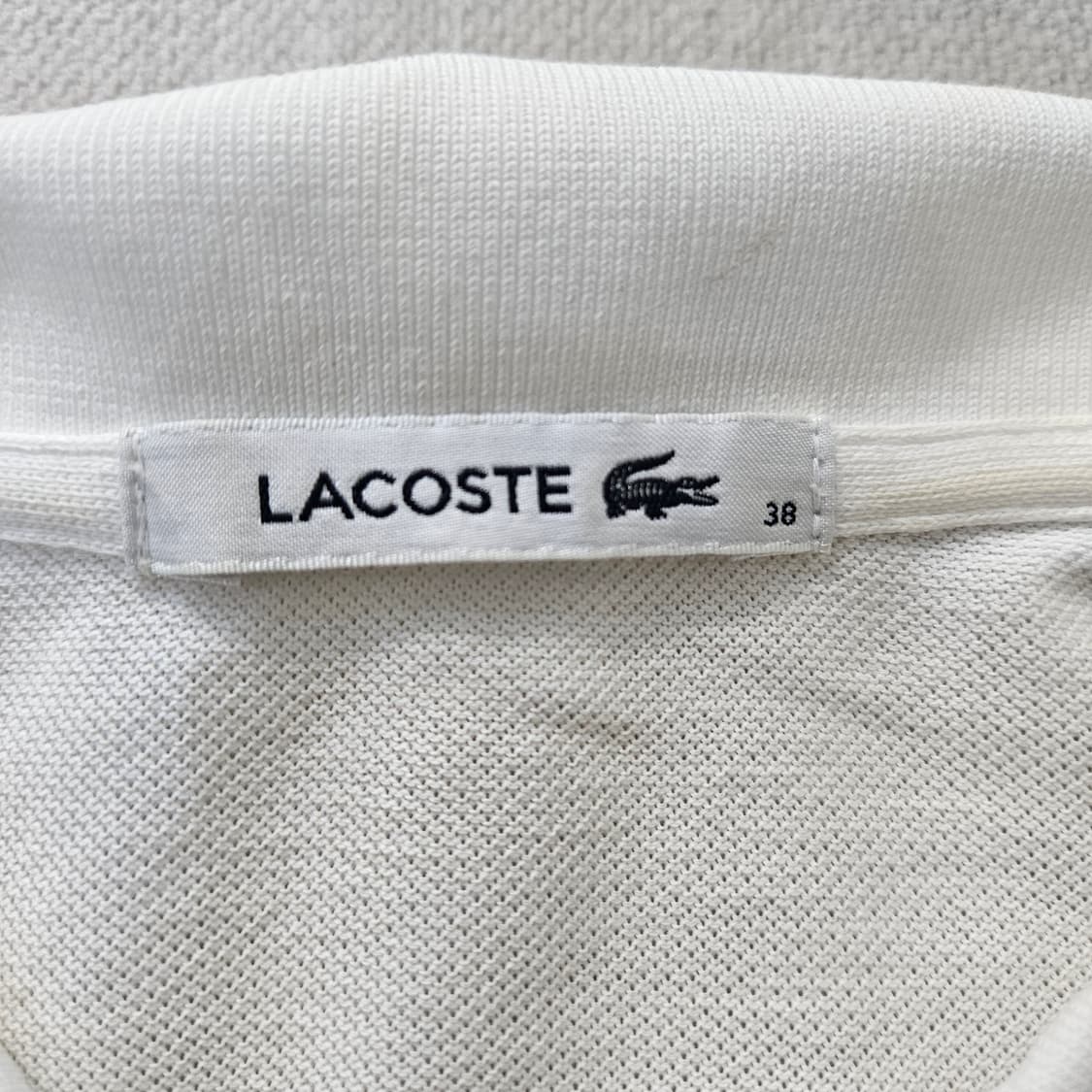 38 라코스테 클래식핏 카라 반팔티 0402Y 상품이미지3