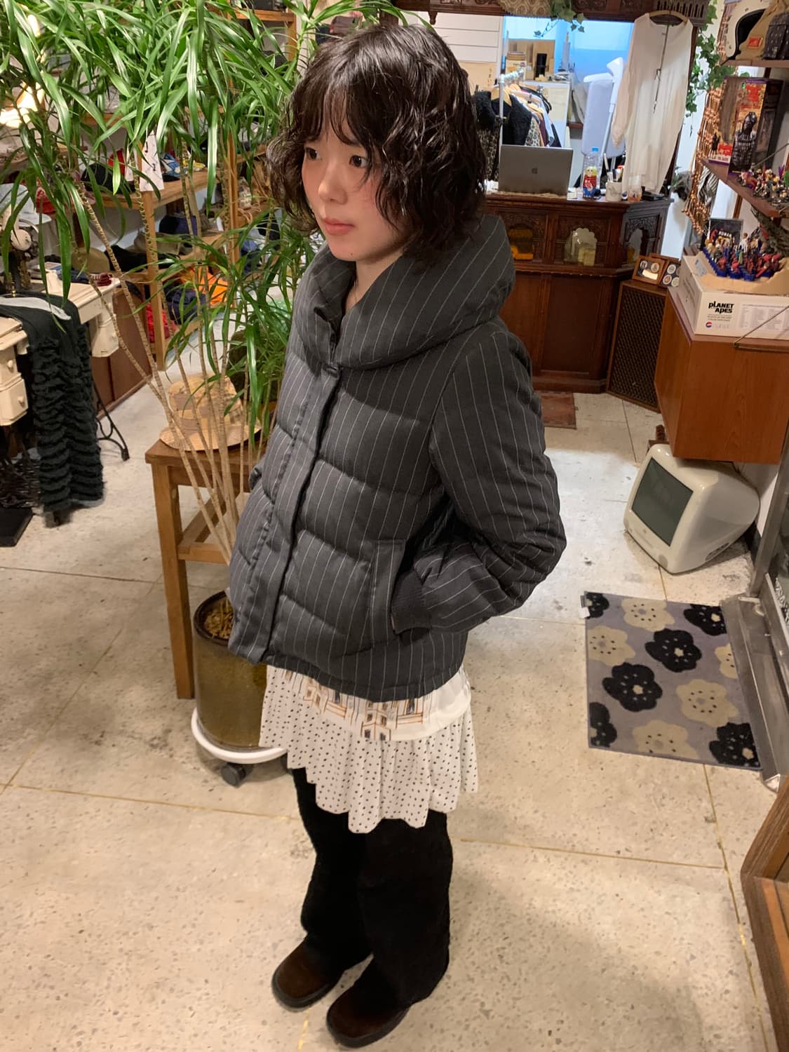 빔즈하트 하이카라 스트라이프패딩 상품이미지2