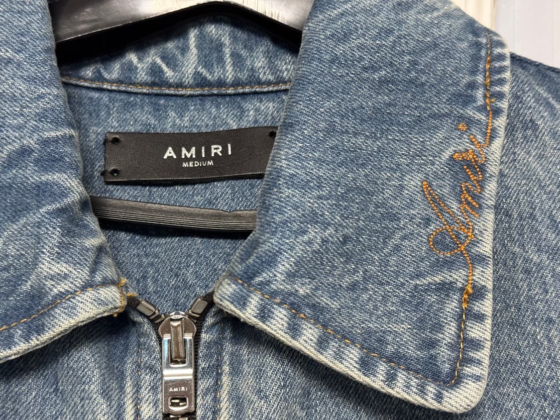 [M] 아미리 (Amiri) 데님 블루종 자켓 상품이미지3