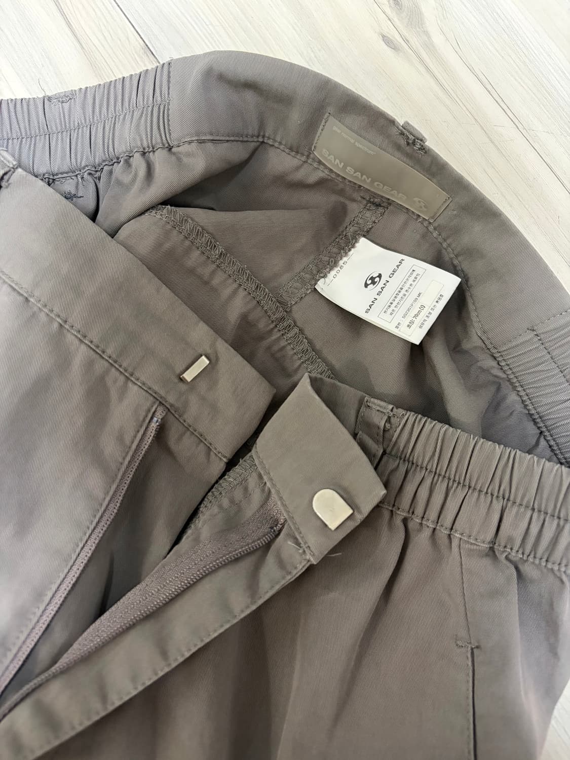 산산기어 테이프드 팬츠 머드 카키 - 23SS 상품이미지4