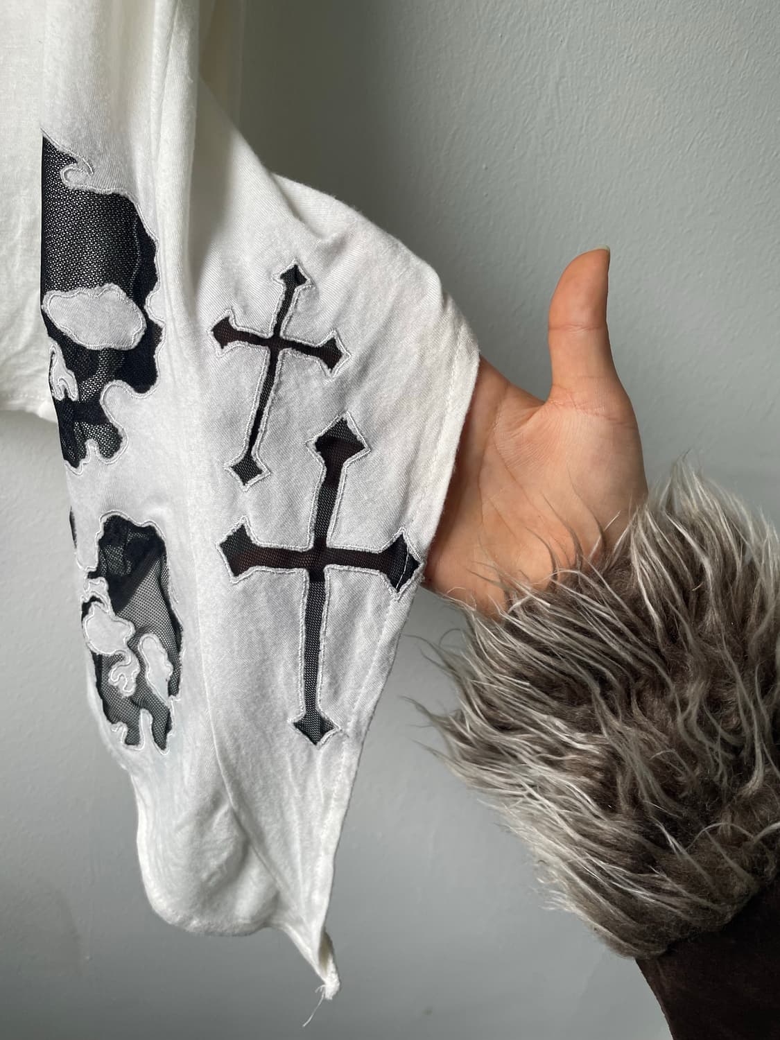 Leo-Angel Skull open long-slee 상품이미지4