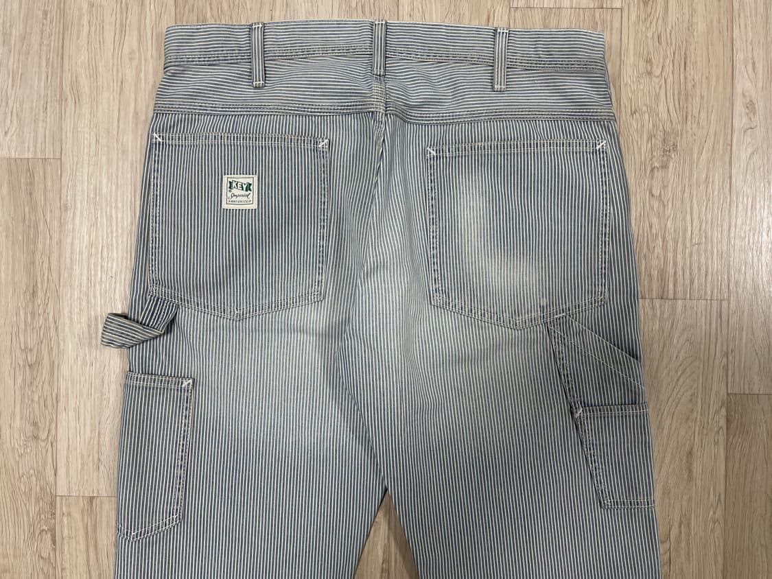 33) 80's 복각 KEY 페인터 히코리 데님팬츠(RRL&LVC&폴로) 상품이미지8